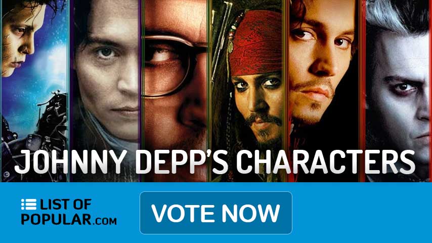 The Best Characters Played By Johnny Depp | Top 10 List