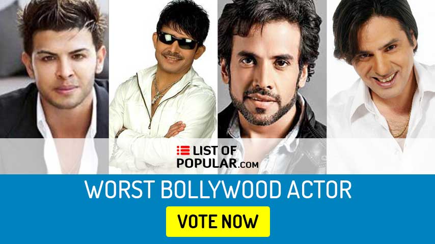 Worst Bollywood Actor Ever | Bad Indian Heroes List and Ranking