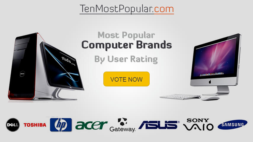 List of Best and Reliable Computer Brands - Top 10 Most Popular