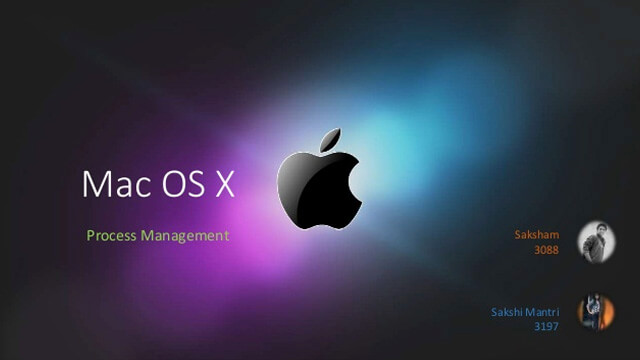 Mac OS X from Apple Inc.