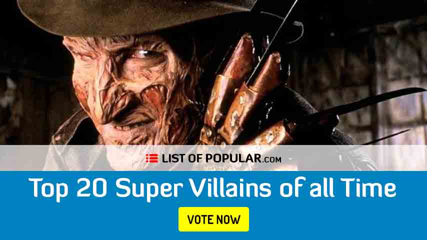 Top 20 Super Villains of all Time