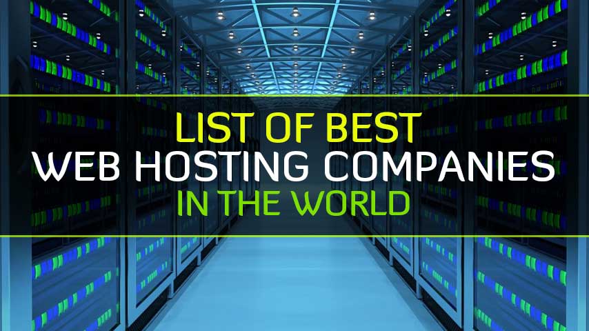 List of Best Web Hosting Companies - Top 10 Ranking