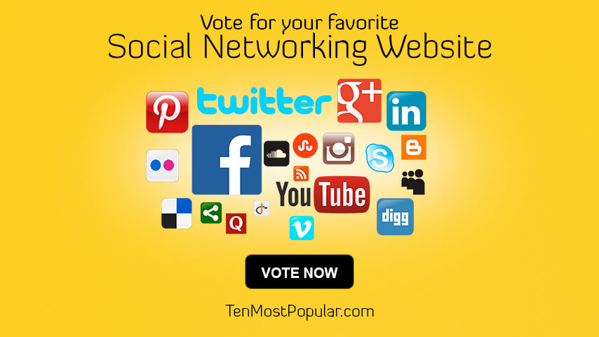 List of Best Social Networking Websites | Ten Most Popular Ranking