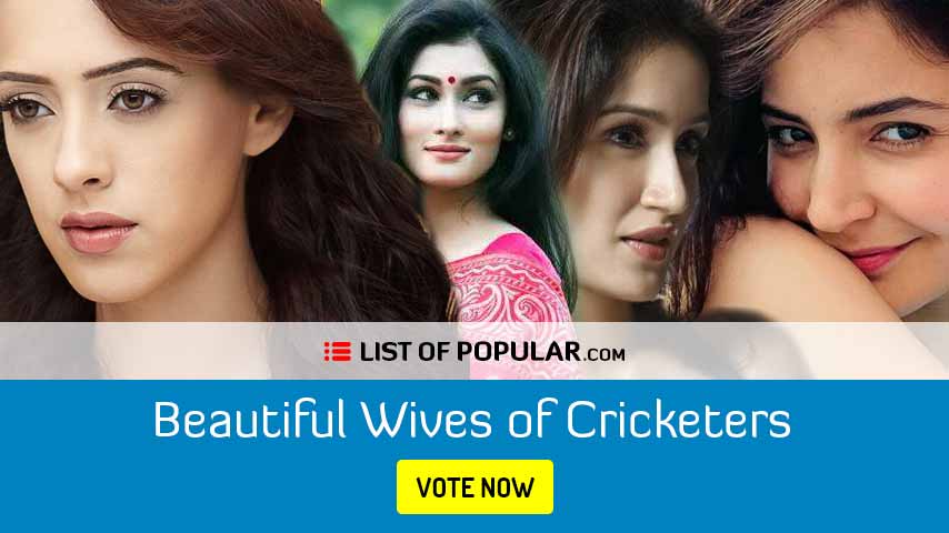 Most Beautiful Wives of Cricketers | List of Popular