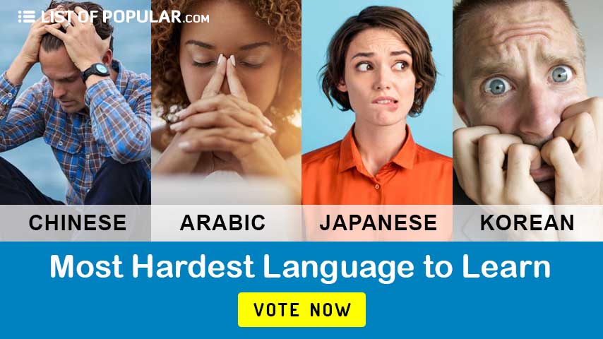 Top 10 Most Hardest Language to Learn